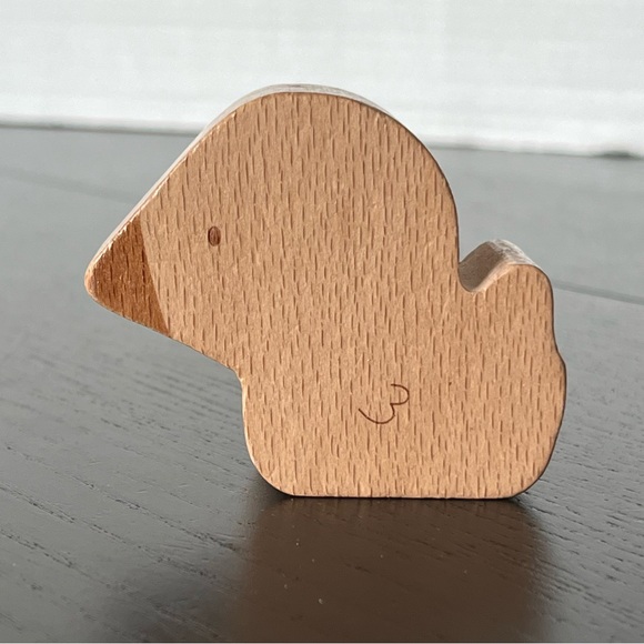Panda Crate Kiwi Co Pull Wood Toy Balancing Animal Chick Duck Bird VGUC - Picture 1 of 5
